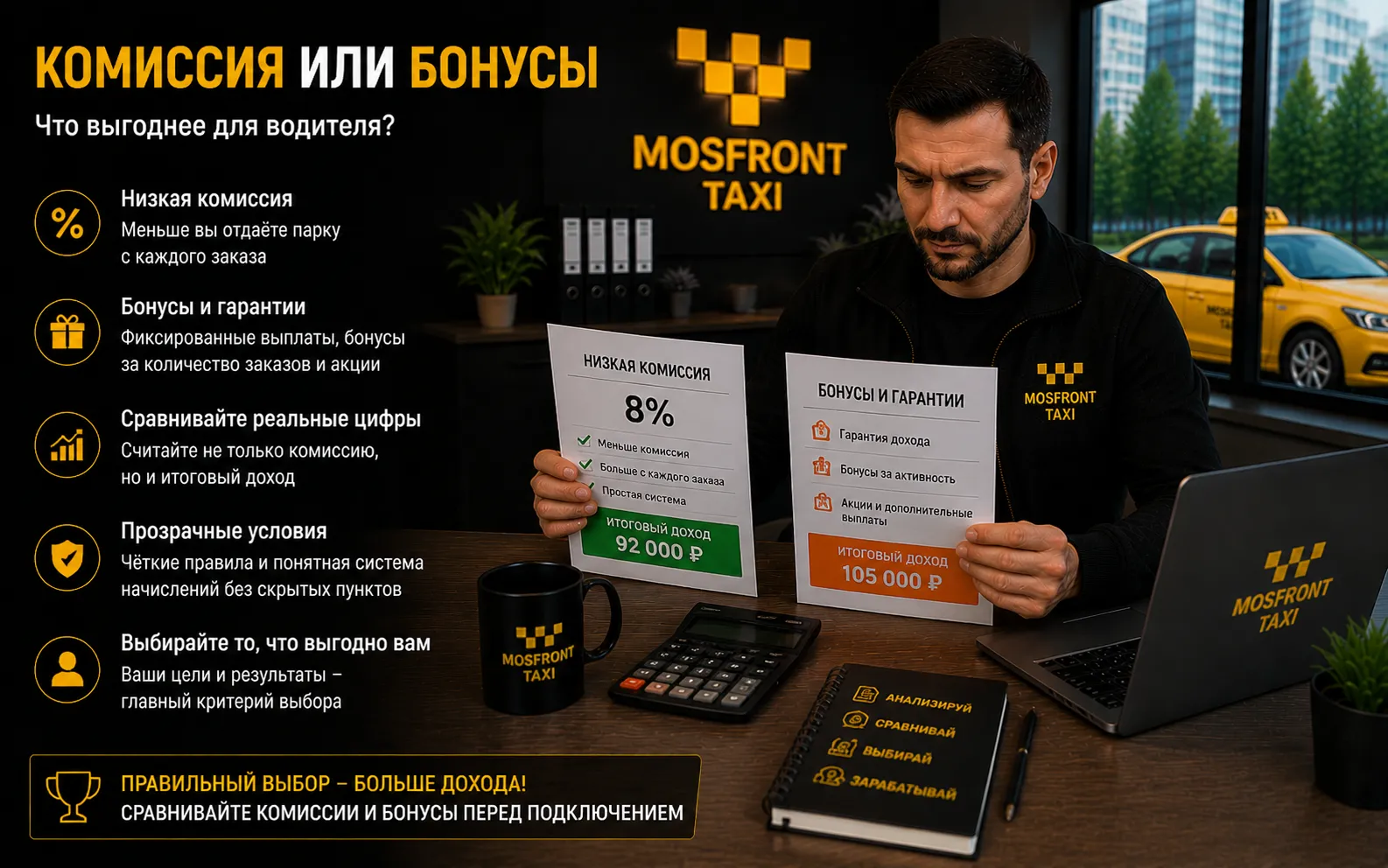 Что важнее для водителя: комиссия или бонусы — полный гид по оптимизации дохода