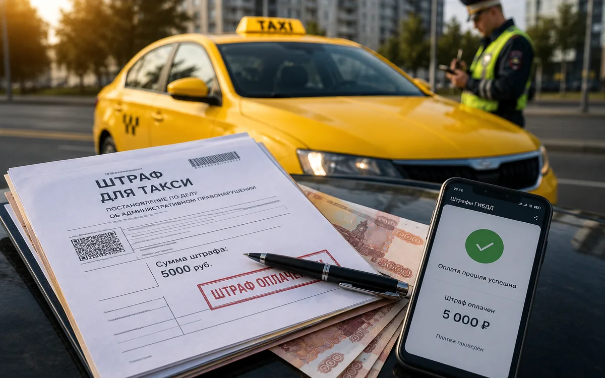 Штрафы такси: ГИБДД, агрегаторы, таксопарк